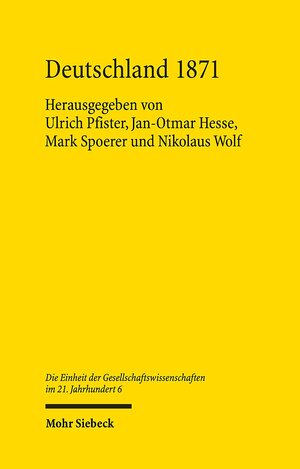 Buchcover Deutschland 1871  | EAN 9783161596445 | ISBN 3-16-159644-7 | ISBN 978-3-16-159644-5
