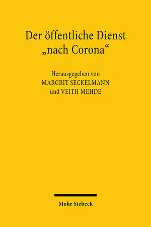 Buchcover Der öffentliche Dienst "nach Corona"  | EAN 9783161632921 | ISBN 3-16-163292-3 | ISBN 978-3-16-163292-1