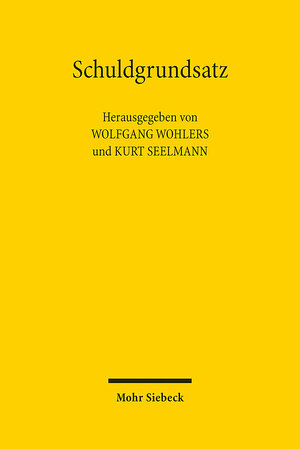 Buchcover Schuldgrundsatz | EAN 9783161634833 | ISBN 3-16-163483-7 | ISBN 978-3-16-163483-3