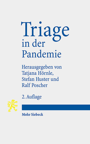 Buchcover Triage in der Pandemie  | EAN 9783161638121 | ISBN 3-16-163812-3 | ISBN 978-3-16-163812-1