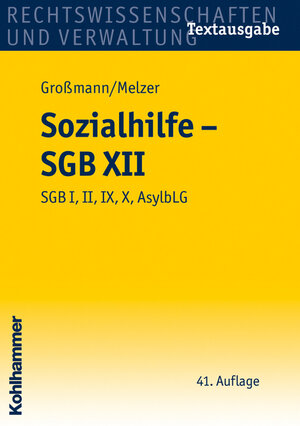 Buchcover Sozialhilfe - SGB XII | Eckart Großmann | EAN 9783170208537 | ISBN 3-17-020853-5 | ISBN 978-3-17-020853-7