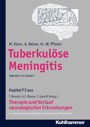 Buchcover Tuberkulöse Meningitis | M. Klein | EAN 9783170244757 | ISBN 3-17-024475-2 | ISBN 978-3-17-024475-7