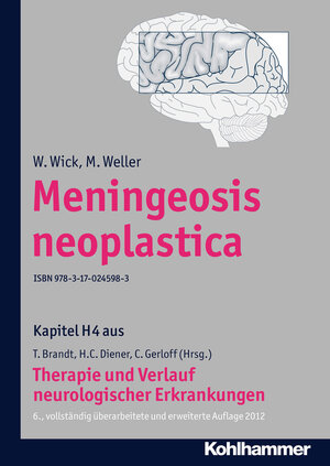 Buchcover Meningeosis neoplastica | W. Wick | EAN 9783170244863 | ISBN 3-17-024486-8 | ISBN 978-3-17-024486-3