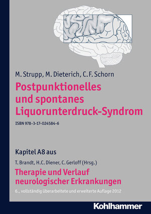 Buchcover Postpunktionelles und spontanes Liquorunterdruck-Syndrom | M. Strupp | EAN 9783170245846 | ISBN 3-17-024584-8 | ISBN 978-3-17-024584-6