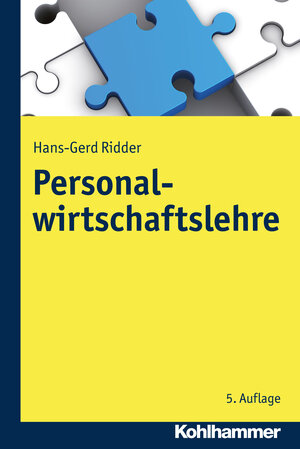 Buchcover Personalwirtschaftslehre | Hans-Gerd Ridder | EAN 9783170269897 | ISBN 3-17-026989-5 | ISBN 978-3-17-026989-7