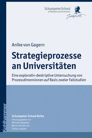 Buchcover Strategieprozesse an Universitäten | Anike von Gagern | EAN 9783170270411 | ISBN 3-17-027041-9 | ISBN 978-3-17-027041-1