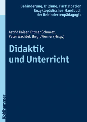 Buchcover Didaktik und Unterricht  | EAN 9783170277243 | ISBN 3-17-027724-3 | ISBN 978-3-17-027724-3