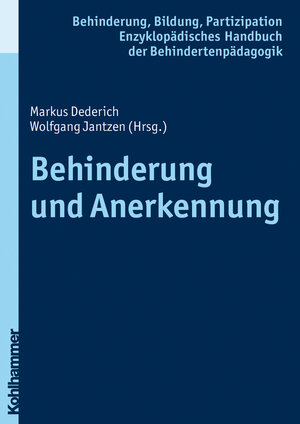 Buchcover Behinderung und Anerkennung  | EAN 9783170277298 | ISBN 3-17-027729-4 | ISBN 978-3-17-027729-8