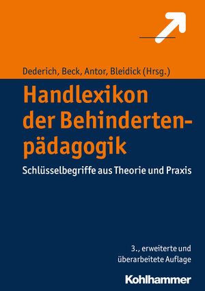 Buchcover Handlexikon der Behindertenpädagogik  | EAN 9783170299320 | ISBN 3-17-029932-8 | ISBN 978-3-17-029932-0