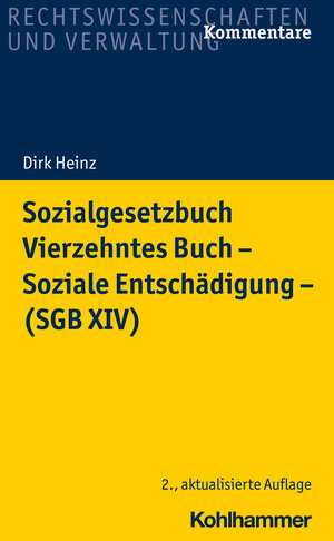Buchcover Sozialgesetzbuch Vierzehntes Buch - Soziale Entschädigung - (SGB XIV) | Dirk Heinz | EAN 9783170300590 | ISBN 3-17-030059-8 | ISBN 978-3-17-030059-0