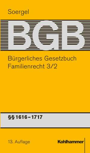 Buchcover Bürgerliches Gesetzbuch mit Einführungsgesetz und Nebengesetzen (BGB) | Philipp S. Fischinger | EAN 9783170326873 | ISBN 3-17-032687-2 | ISBN 978-3-17-032687-3