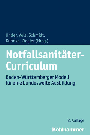Buchcover Notfallsanitäter-Curriculum  | EAN 9783170329393 | ISBN 3-17-032939-1 | ISBN 978-3-17-032939-3