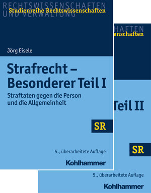 Buchcover Strafrecht - Besonderer Teil I + Besonderer Teil II - Paket | Jörg Eisele | EAN 9783170355323 | ISBN 3-17-035532-5 | ISBN 978-3-17-035532-3