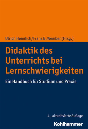 Buchcover Didaktik des Unterrichts bei Lernschwierigkeiten  | EAN 9783170355705 | ISBN 3-17-035570-8 | ISBN 978-3-17-035570-5