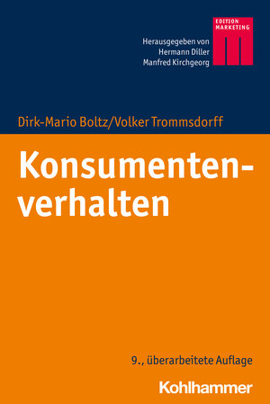 Buchcover Konsumentenverhalten | Dirk-Mario Boltz | EAN 9783170377899 | ISBN 3-17-037789-2 | ISBN 978-3-17-037789-9