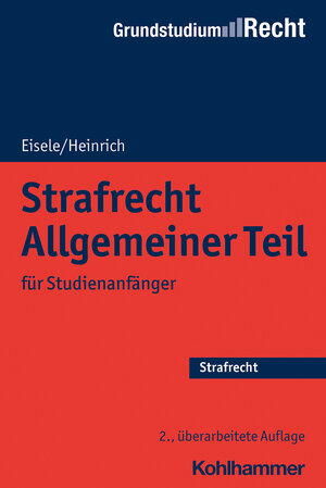 Buchcover Strafrecht Allgemeiner Teil | Jörg Eisele | EAN 9783170389663 | ISBN 3-17-038966-1 | ISBN 978-3-17-038966-3