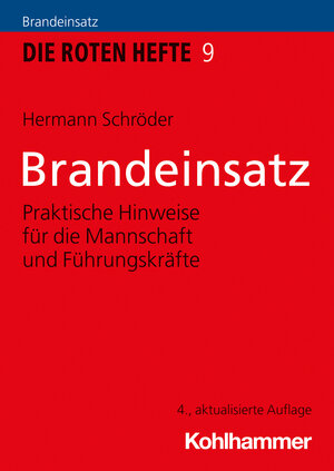 Buchcover Brandeinsatz | Hermann Schröder | EAN 9783170399105 | ISBN 3-17-039910-1 | ISBN 978-3-17-039910-5