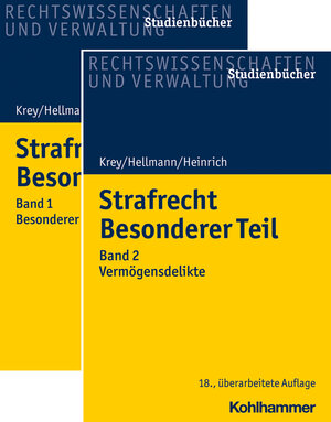 Buchcover Strafrecht - Besonderer Teil Bd. 1 + Bd. 2 - Paket | Uwe Hellmann | EAN 9783170413757 | ISBN 3-17-041375-9 | ISBN 978-3-17-041375-7