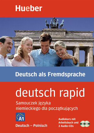 Deutsch rapid, 2 Audio-CDs m. Begleitbuch, Deutsch-Polnisch: Selbstlernkurs Deutsch für Anfänger. 2 CDs, 1 Lehrbuch (120 S., ilustr.), 1 Grammatikbogen