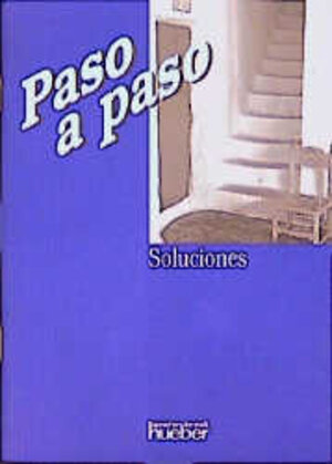 Buchcover Paso a paso | Wolfgang Halm | EAN 9783190240395 | ISBN 3-19-024039-6 | ISBN 978-3-19-024039-5
