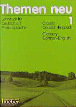 Buchcover Themen neu 1 - Ausgabe in drei Bänden. Lehrwerk für Deutsch als Fremdsprache / Themen neu 1  | EAN 9783190515219 | ISBN 3-19-051521-2 | ISBN 978-3-19-051521-9