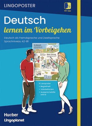 Buchcover Lingoposter: Deutsch lernen im Vorbeigehen  | EAN 9783197696010 | ISBN 3-19-769601-8 | ISBN 978-3-19-769601-0