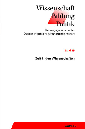 Buchcover Zeit in den Wissenschaften  | EAN 9783205204992 | ISBN 3-205-20499-9 | ISBN 978-3-205-20499-2