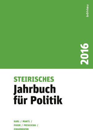 Buchcover Steirisches Jahrbuch für Politik 2016  | EAN 9783205206262 | ISBN 3-205-20626-6 | ISBN 978-3-205-20626-2