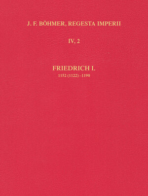 Buchcover Regesta Imperii - IV. Lothar III. und ältere Staufer 1125-1197  | EAN 9783205786832 | ISBN 3-205-78683-1 | ISBN 978-3-205-78683-2
