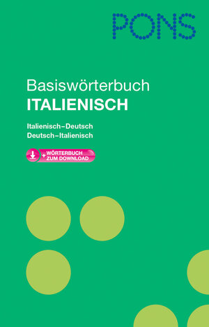 Buchcover PONS Basiswörterbuch Italienisch-Deutsch/Deutsch-Italienisch | Anna Ferraris-Kriis | EAN 9783209038852 | ISBN 3-209-03885-6 | ISBN 978-3-209-03885-2