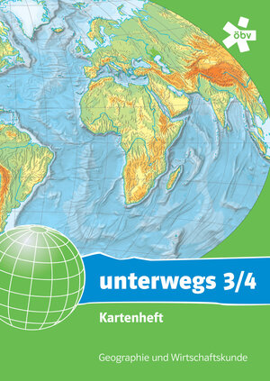 Buchcover unterwegs. Geographie und Wirtschaftskunde 3/4, Kartenheft | Christian Fridrich | EAN 9783209079404 | ISBN 3-209-07940-4 | ISBN 978-3-209-07940-4