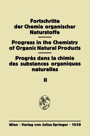 Buchcover Fortschritte der Chemie Organischer Naturstoffe  | EAN 9783211800041 | ISBN 3-211-80004-2 | ISBN 978-3-211-80004-1