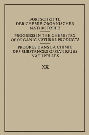 Buchcover Fortschritte der Chemie Organischer Naturstoffe / Progress in the Chemistry of Organic Natural Products / Progrès dans la Chimie des Substances Organiques Naturelles | L. Zechmeister | EAN 9783211806050 | ISBN 3-211-80605-9 | ISBN 978-3-211-80605-0