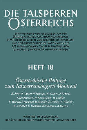 Buchcover Österreichische Beiträge zum Talsperrenkongreß Montreal  | EAN 9783211809600 | ISBN 3-211-80960-0 | ISBN 978-3-211-80960-0