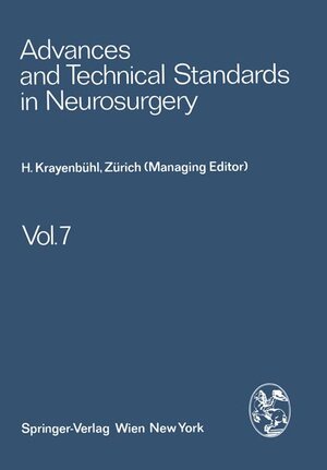 Buchcover Advances and Technical Standards in Neurosurgery | H. Krayenbühl | EAN 9783211815922 | ISBN 3-211-81592-9 | ISBN 978-3-211-81592-2