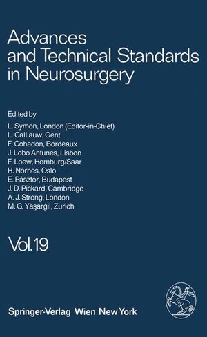 Buchcover Advances and Technical Standards in Neurosurgery | L. Symon | EAN 9783211822876 | ISBN 3-211-82287-9 | ISBN 978-3-211-82287-6