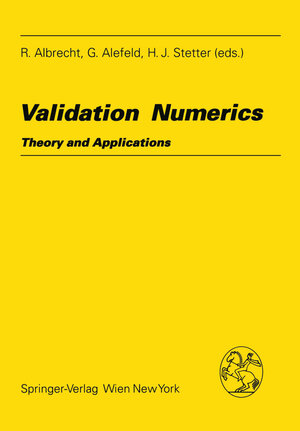 Buchcover Validation Numerics  | EAN 9783211824511 | ISBN 3-211-82451-0 | ISBN 978-3-211-82451-1