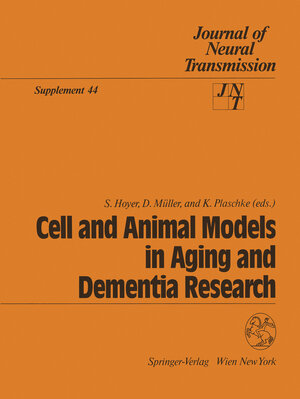 Buchcover Cell and Animal Models in Aging and Dementia Research | EAN 9783211825495 | ISBN 3-211-82549-5 | ISBN 978-3-211-82549-5