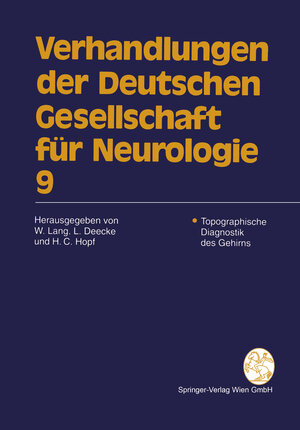 Buchcover Topographische Diagnostik des Gehirns  | EAN 9783211827079 | ISBN 3-211-82707-2 | ISBN 978-3-211-82707-9