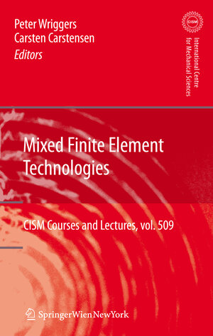 Buchcover Mixed Finite Element Technologies | EAN 9783211990926 | ISBN 3-211-99092-5 | ISBN 978-3-211-99092-6