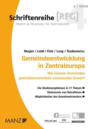 Buchcover Gemeindeentwicklung in Zentraleuropa | Josef Mugler | EAN 9783214005429 | ISBN 3-214-00542-1 | ISBN 978-3-214-00542-9