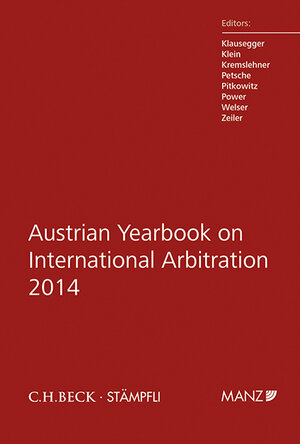 Buchcover Austrian Yearbook on International Arbitration 2014 | Christian Klausegger | EAN 9783214007744 | ISBN 3-214-00774-2 | ISBN 978-3-214-00774-4