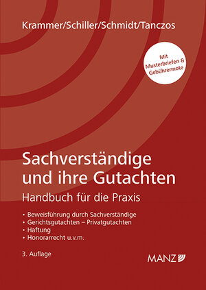 Buchcover Sachverständige und ihre Gutachten | Harald Krammer | EAN 9783214009656 | ISBN 3-214-00965-6 | ISBN 978-3-214-00965-6