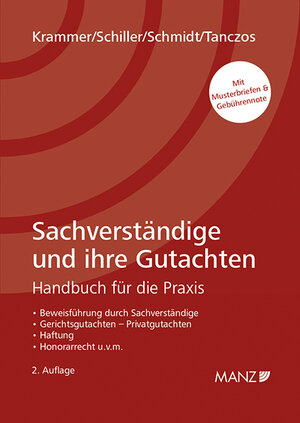 Buchcover Sachverständige und ihre Gutachten | Harald Krammer | EAN 9783214009687 | ISBN 3-214-00968-0 | ISBN 978-3-214-00968-7