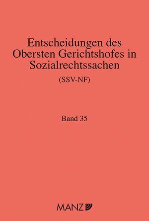 Buchcover Entscheidungen des obersten Gerichtshofes in Sozialrechtssachen SSV-NF  | EAN 9783214026509 | ISBN 3-214-02650-X | ISBN 978-3-214-02650-9