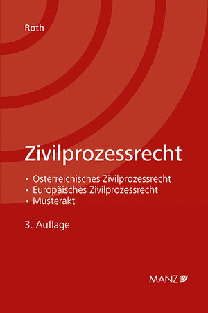 Buchcover Zivilprozessrecht | Marianne Roth | EAN 9783214080990 | ISBN 3-214-08099-7 | ISBN 978-3-214-08099-0