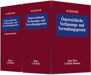 Buchcover Österreichische Verfassungs- und Verwaltungsgesetze inkl. 69. Erg.-Lfg.  | EAN 9783214085476 | ISBN 3-214-08547-6 | ISBN 978-3-214-08547-6