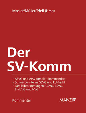 Buchcover Der SV-Komm  | EAN 9783214097660 | ISBN 3-214-09766-0 | ISBN 978-3-214-09766-0