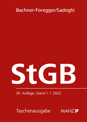 Buchcover Strafgesetzbuch StGB | Helene Bachner-Foregger | EAN 9783214131890 | ISBN 3-214-13189-3 | ISBN 978-3-214-13189-0