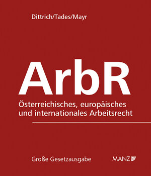 Buchcover Arbeitsrecht | Klaus Mayr | EAN 9783214163129 | ISBN 3-214-16312-4 | ISBN 978-3-214-16312-9